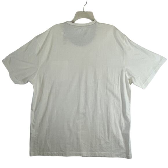 Izod Saltwater Mens XXL White T Shirt Relaxed Chatham Point Tee Soft Stretch - Picture 2 of 12